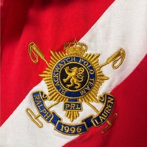 Vintage Polo by Ralph Lauren Red Black Watch Men's